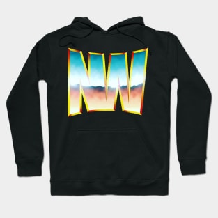 new wave logo Hoodie